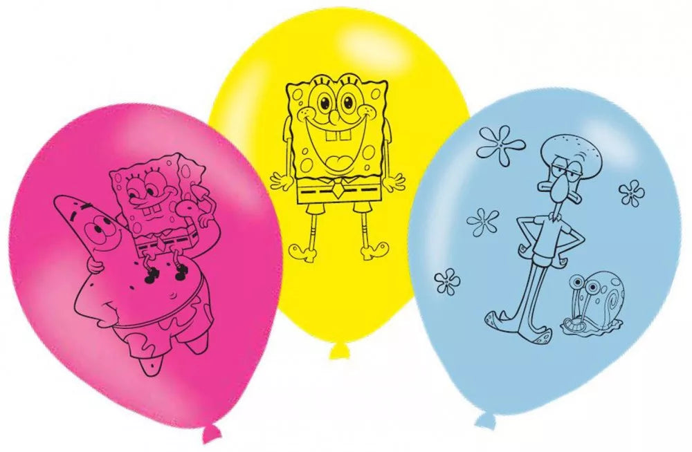 6 luftballon Spongebob