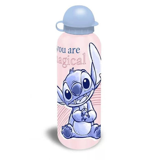 Disney Lilo and Stitch Aluminium Flasche Rosa (500 ml)