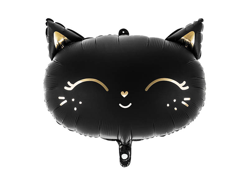 Folienballon 48 cm schwarz katz