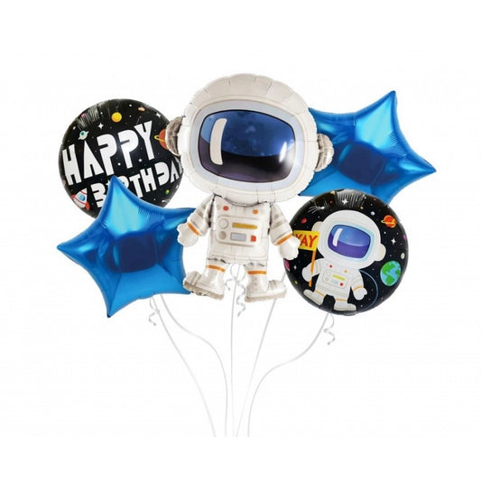 Space folienballon set mit 5 stk