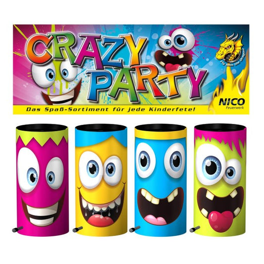 4 mini tischbombe crazy party