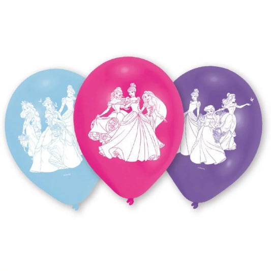 6 luftballon disney princess