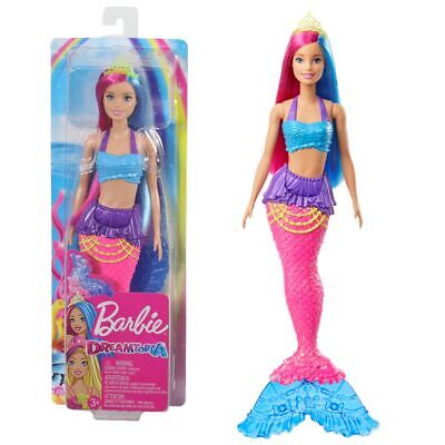 Barbie meerjungfrau mit blau und pink haare