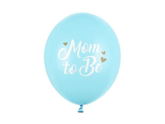 6 luftballon mom to be blau