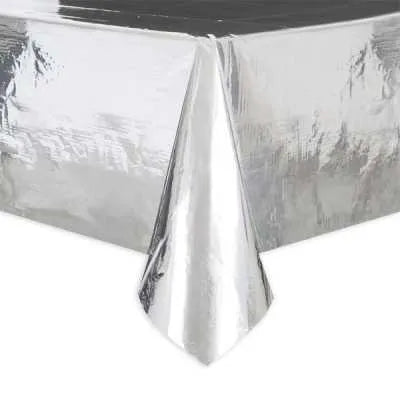 Tischdecke Silber 137x274 cm
