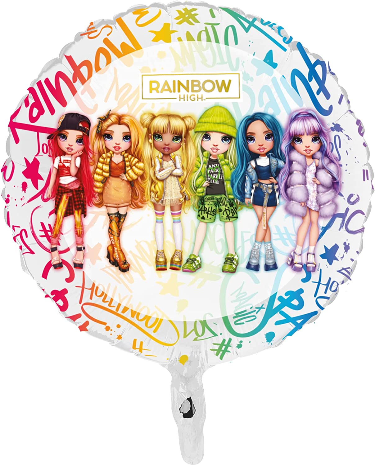 Folienballon rund 45 cm Rainbow High