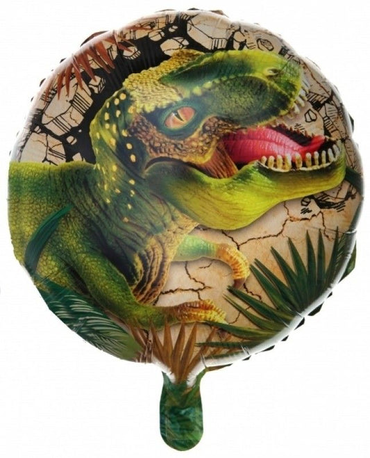 Folienballon rund 45 cm Dinosaurier Jurassic