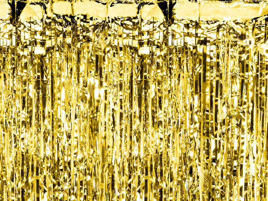 Vorhang, gold glanz, 90 x 250cm
