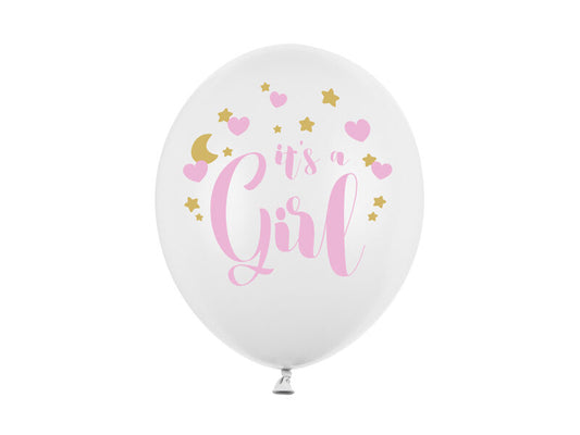6 luftballon it's a girl