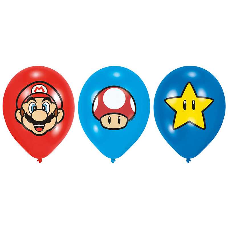 6 luftballon Super Mario