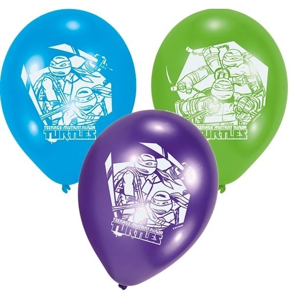10 luftballon Ninja Turtles