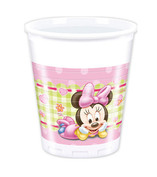 8 becher baby minnie mouse