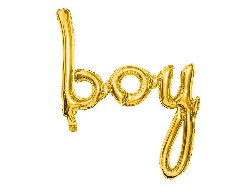Boy Folienballon gold 74 cm