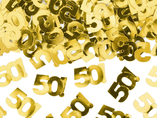 konfetti gold 50 jahre