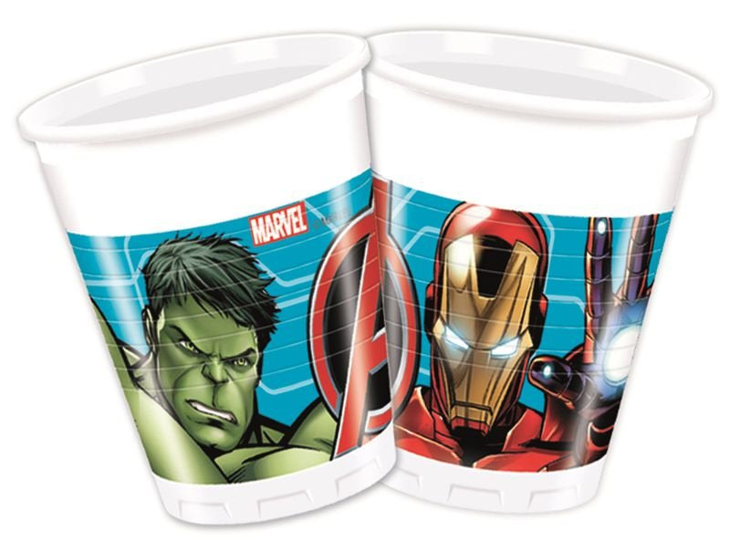 8 becher Avengers