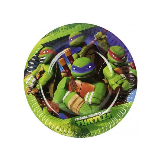 8 teller 18 cm Ninja Turtles