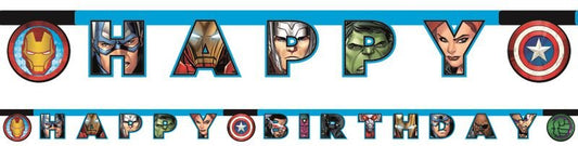 Happy birthday girlande Avengers