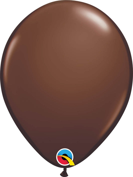 10 Luftballon 30 cm Chocolate Braun
