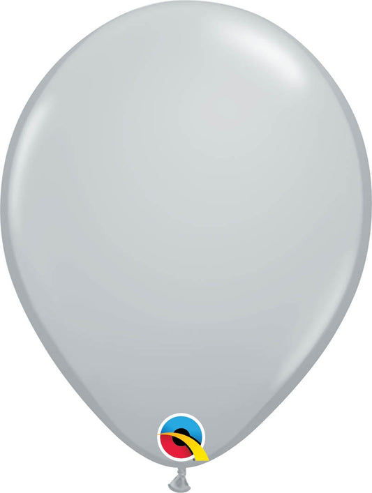 10 Luftballon 30 cm Grau