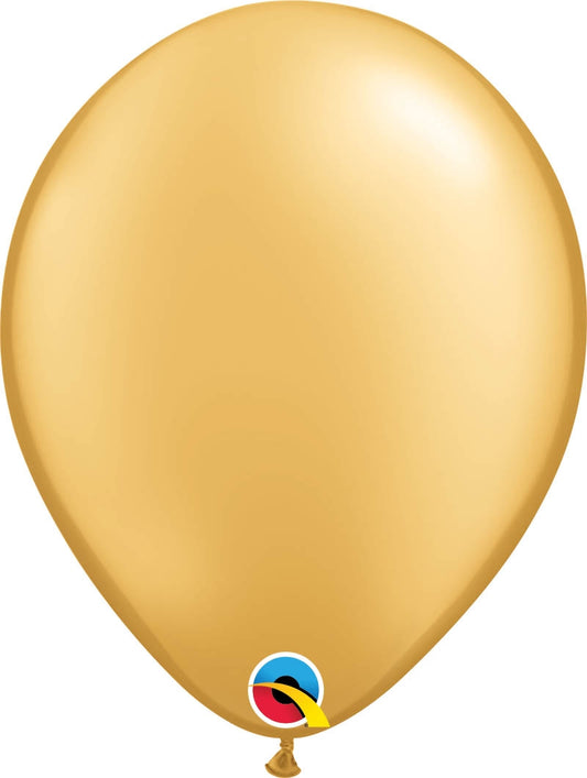 10 Luftballon 30 cm Metallic Gold