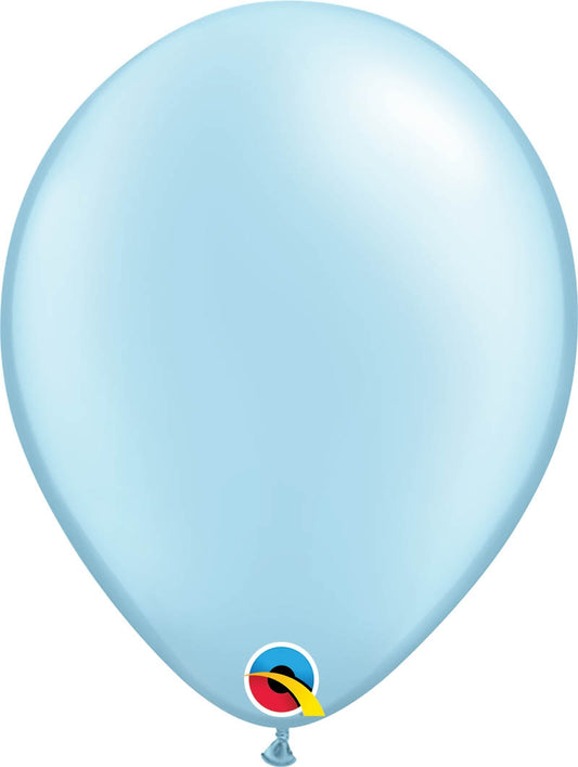 10 Luftballon 30 cm Hellblau Pearl