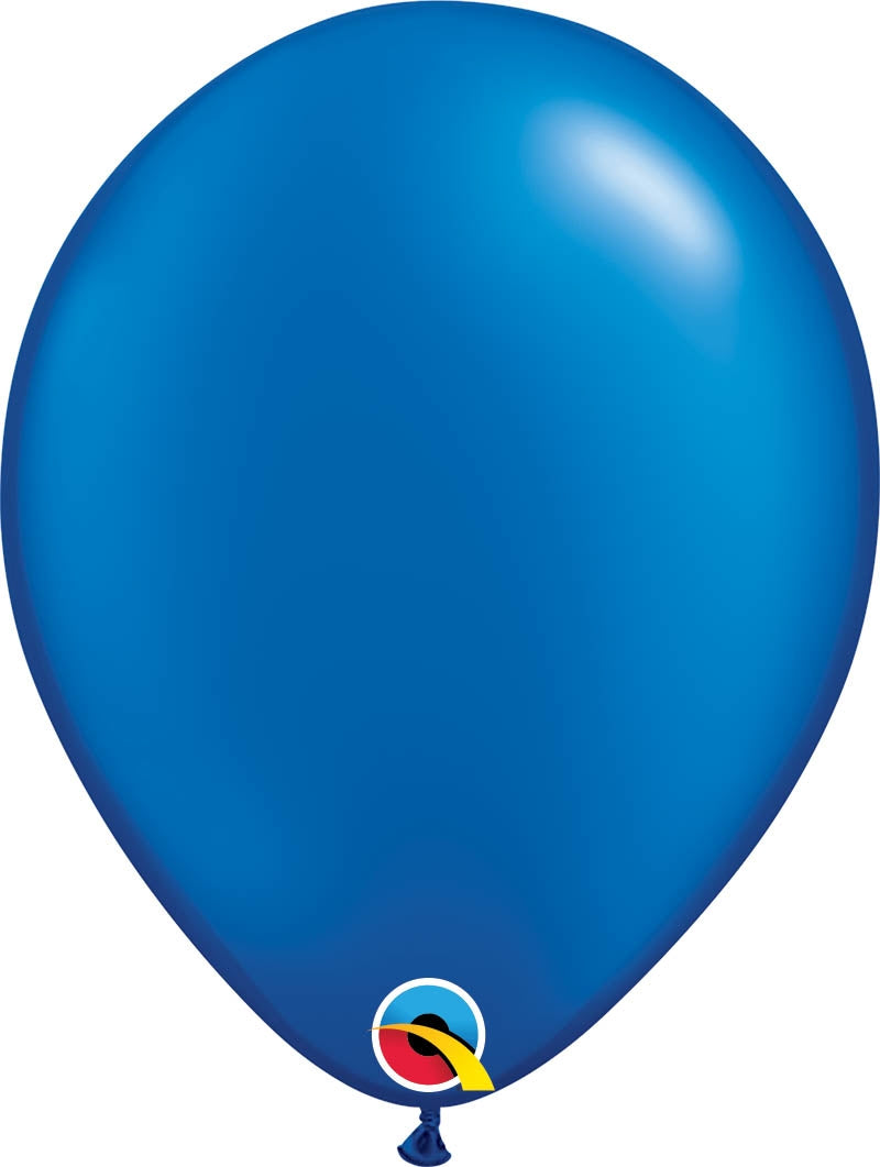 10 Luftballon 30 cm Blau Pearl
