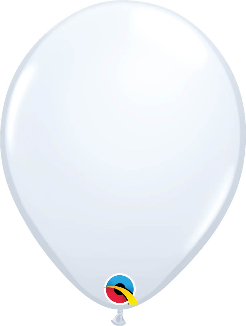 10 Luftballon 30 cm Weiss