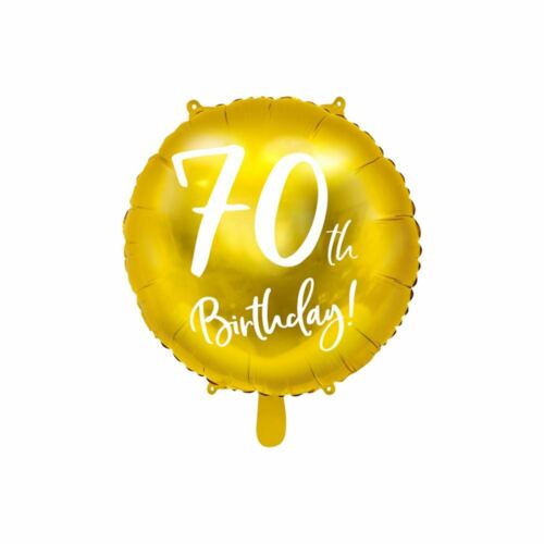 Folienballon 45 cm 70th birthday