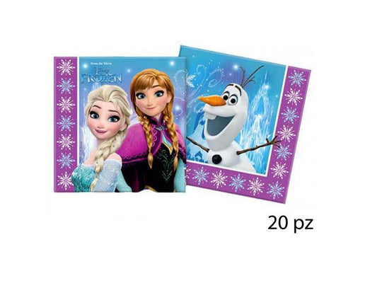 20 servietten Frozen 1 Violett